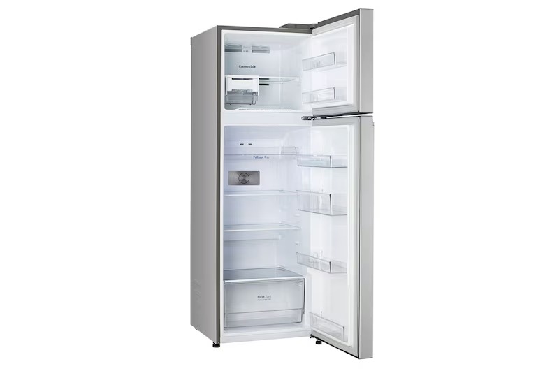 LG 272L Double Door Refrigerator | Convertible | 3 Star | Smart Inverter Compressor | Shiny Steel - Image 7