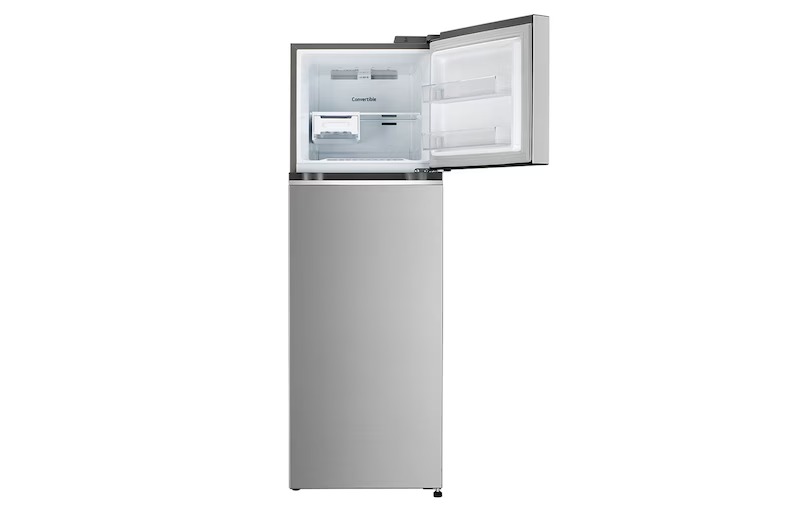 LG 272L Double Door Refrigerator | Convertible | 3 Star | Smart Inverter Compressor | Shiny Steel - Image 3