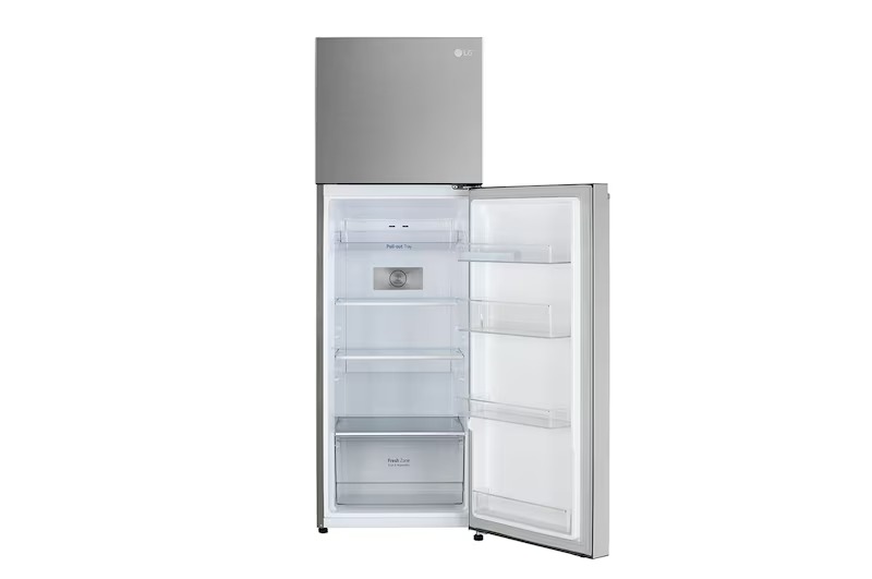 LG 272L Double Door Refrigerator | Convertible | 3 Star | Smart Inverter Compressor | Shiny Steel - Image 4