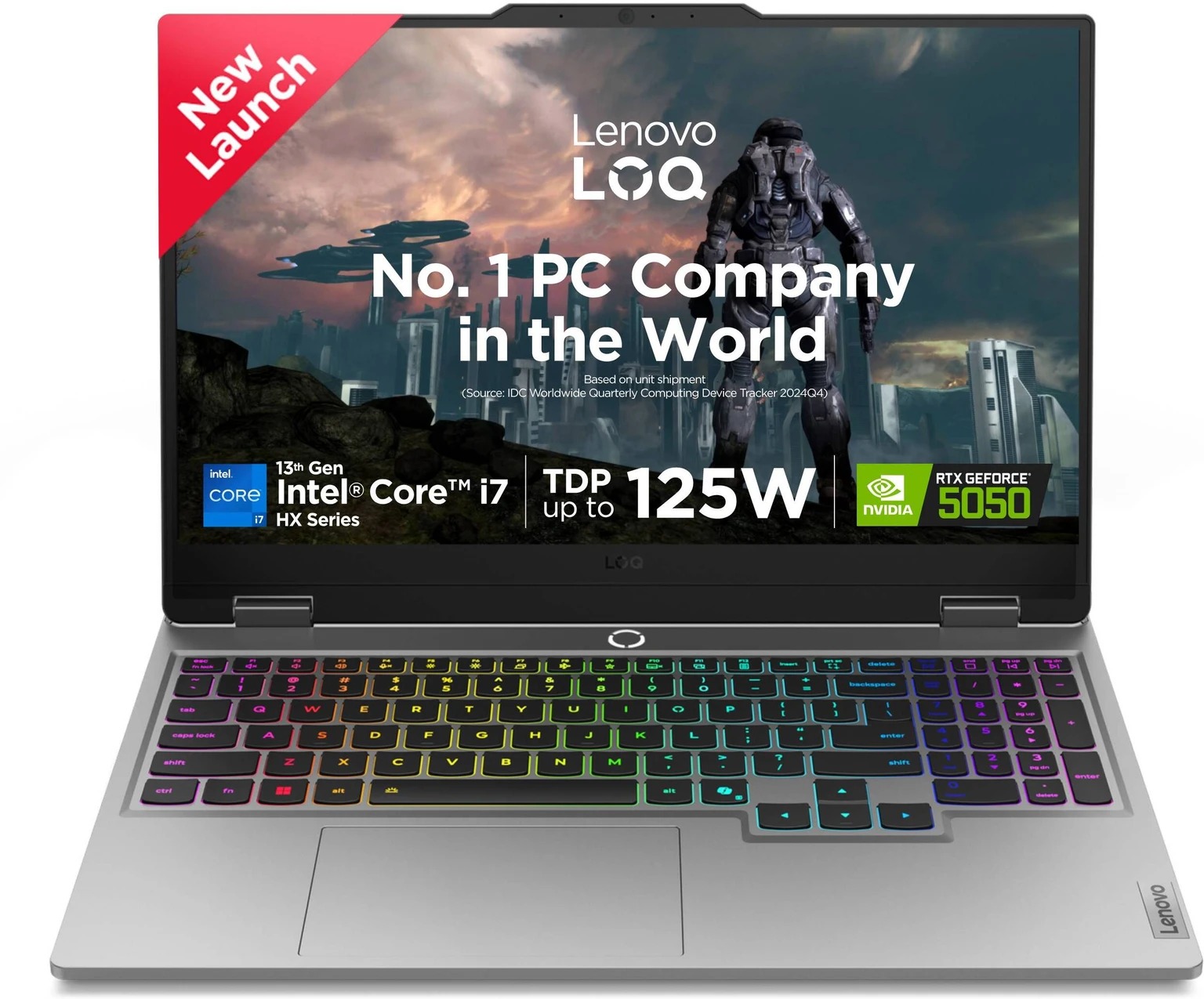 Lenovo LOQ 15IRX10 Gaming Laptop | i7 13th Gen 13700HX | RTX 5050 8GB | 16GB RAM | 1TB SSD | 15.6” | Luna Grey