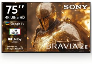 Sony BRAVIA 2 II 75 Inch 4K Ultra HD Smart Google TV | K-75S25BM2
